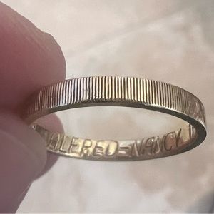 Vintage sz. 4 18k Buccellati Ridged Band